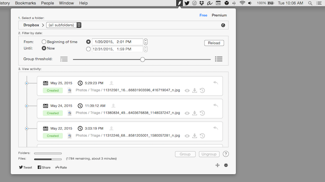 Revisions For Dropbox Makes Viewing Your Dropbox History Easy On Mac