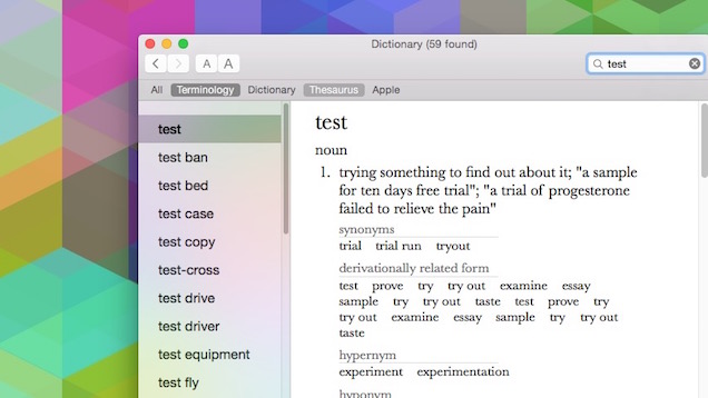 Terminology Adds A More Informative Dictionary To OS X