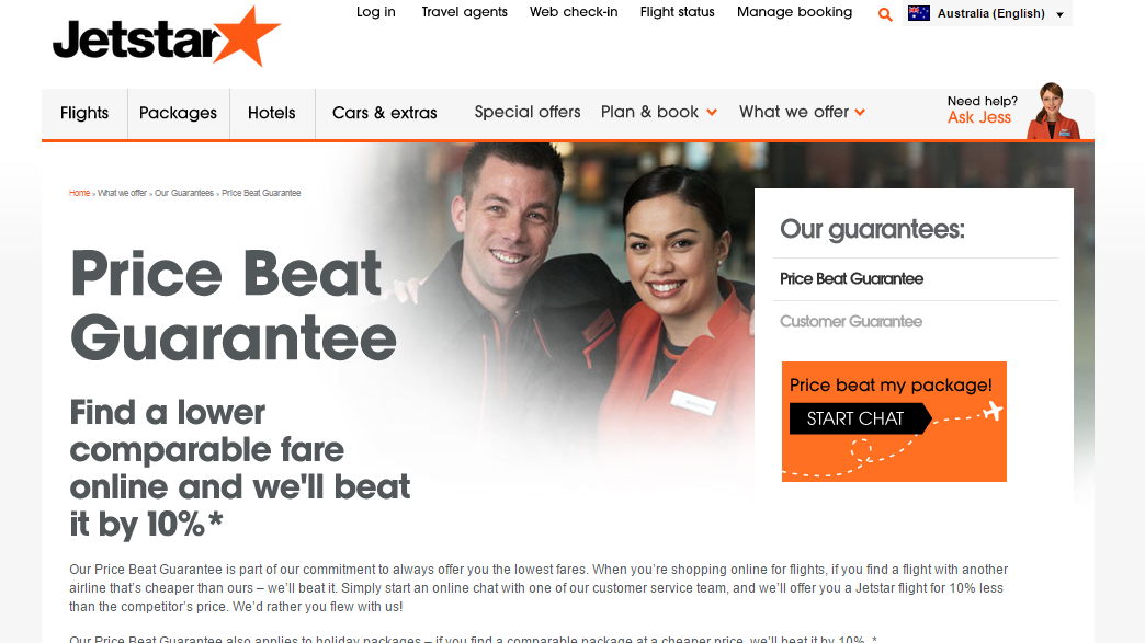 Avoid Flying Tiger Airways With Jetstar Price Matching