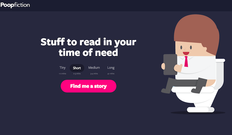 Poopfiction Finds the Perfect Story To Read While You’re On The Toilet