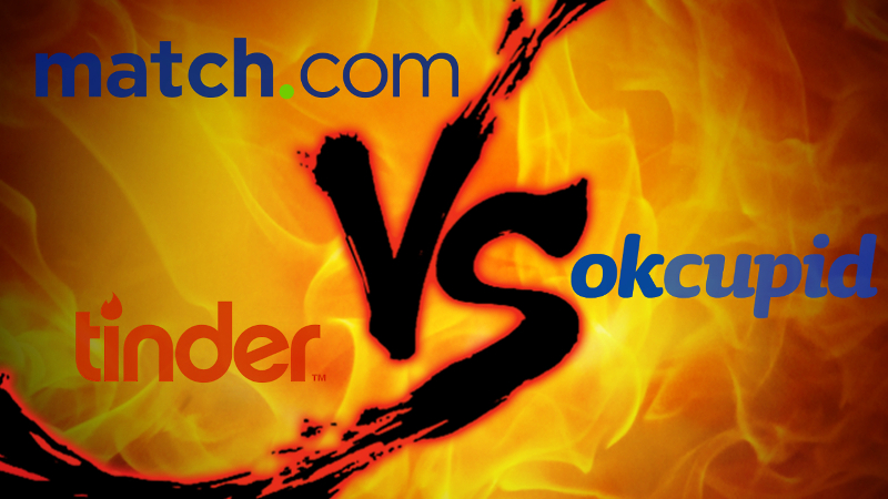 Online Dating Showdown: Match.com Vs. Tinder Vs. OkCupid