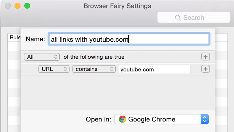 Browser Fairy For Mac Sets Rules For Which Links Open In Which Browser 