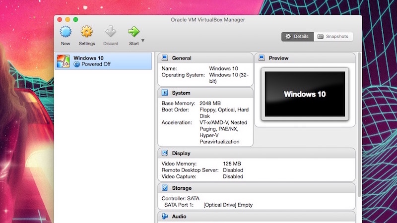 Virtualbox vs vmware fusion mac