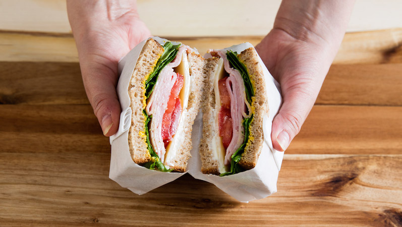 The Best Way To Wrap A  Sandwich For On The Go Eating
