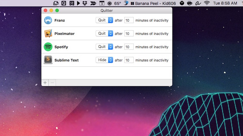 Quitter For Mac Automatically Quits Or Hides Apps After Inactivity 
