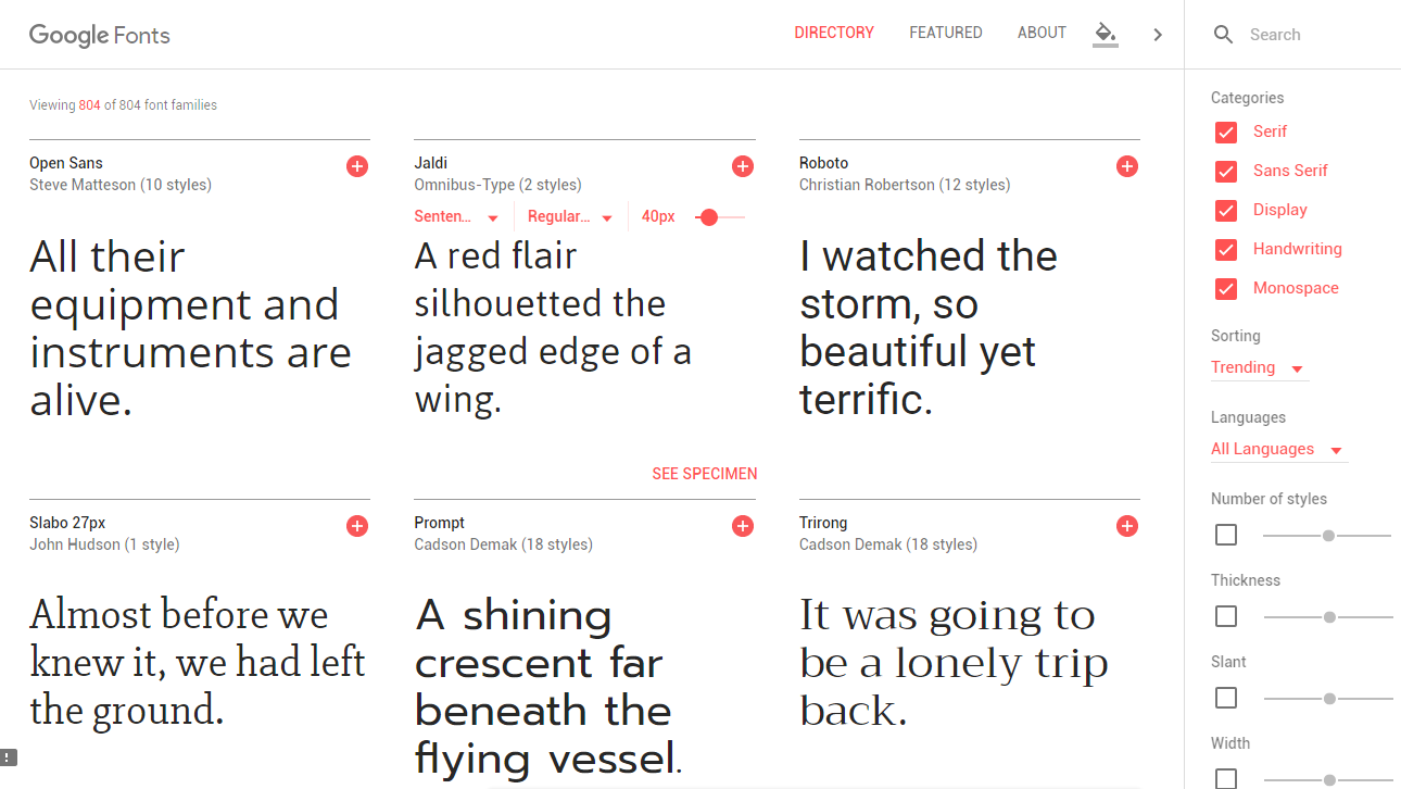 Google Fonts’ Updated Website Makes It Easy To Find A Good-Looking Font
