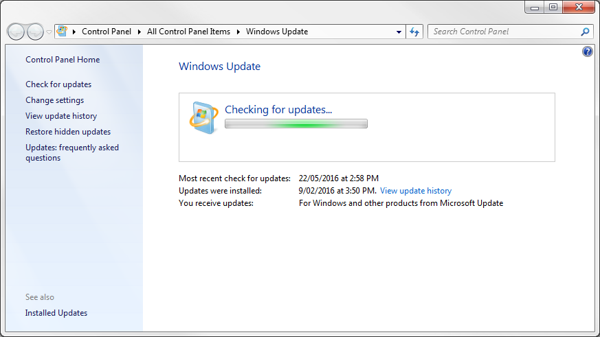 Slow Windows 7 Update Process Has Been Patched By Microsoft