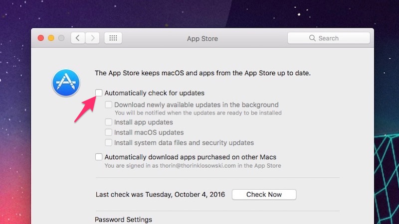 How To Prevent MacOS Sierra From Downloading Automatically 