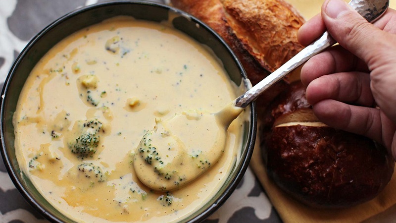The Secret To Better Broccoli Cheddar Soup: Add The Broccoli In Stages