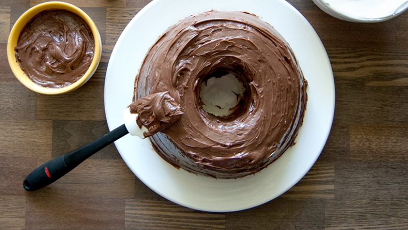 Make A Delicious, Creamy Icing Out Of Chocolate And Sweet Potatoes
