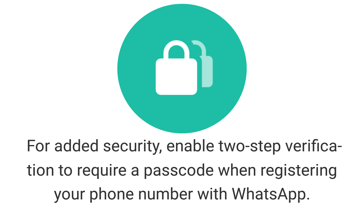 WhatsApp Supports Two-Step Authentication, So Enable It Now