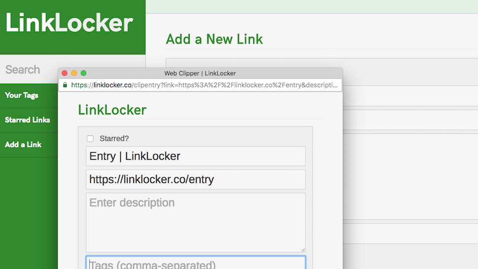 LinkLocker Is A Private, Locked-Down Bookmarking Service, No Sharing Allowed