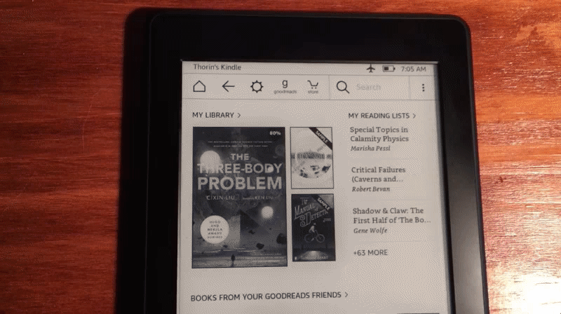 Reboot Your Kindle Once In A While