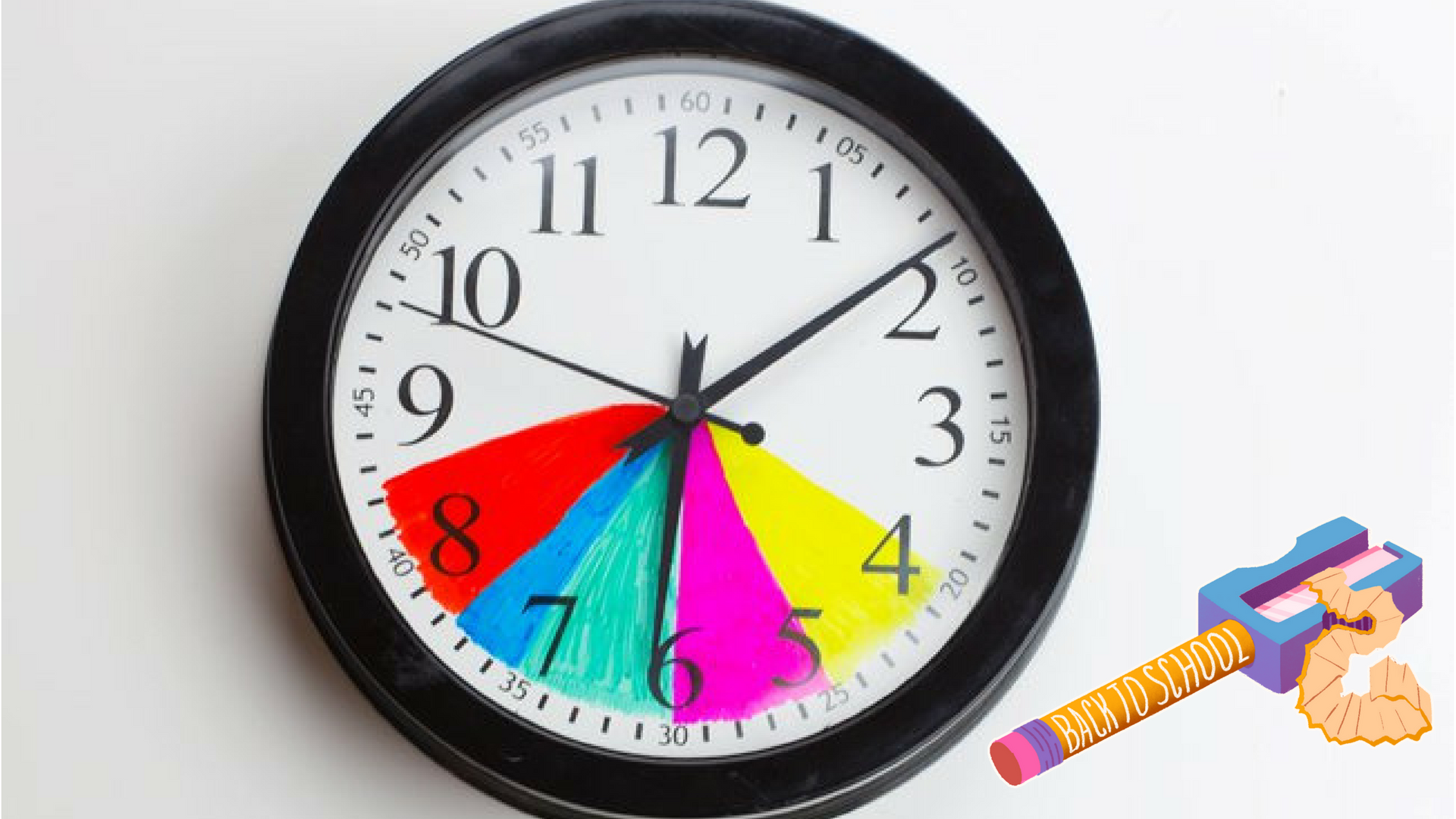 Make After-School Routines Easier By Colour-Coding A Clock