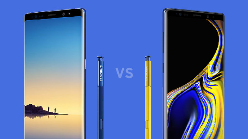 Samsung Galaxy Note 9 Vs Samsung Galaxy Note 8: What’s Different? [Infographic]