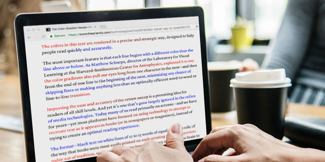 Deals: Beeline Boosts Your Reading Speed With Colorful Text