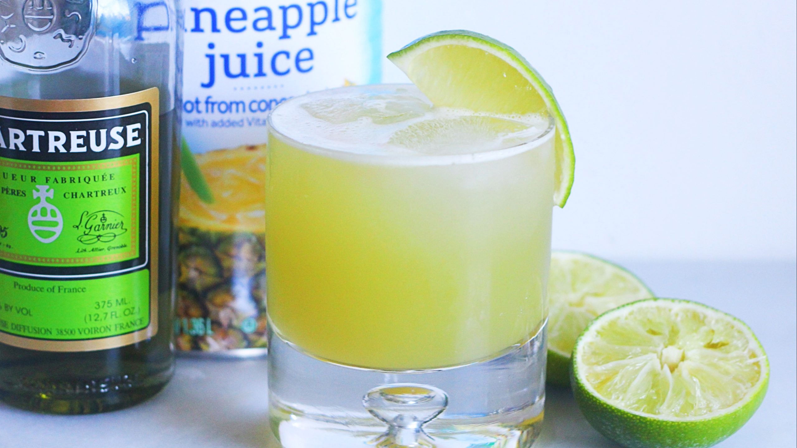 Give Herbal Liqueurs a Tropical Vibe With Whipped Pineapple Juice