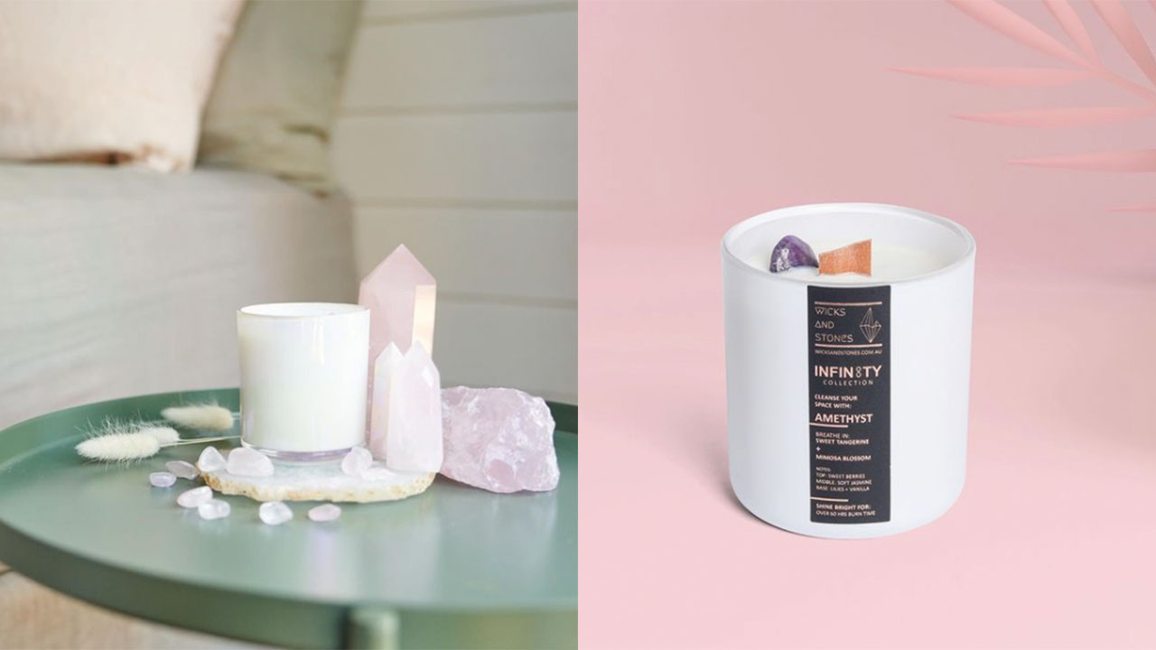 5 Crystal-Infused Candles That’ll Light up the Good Vibes
