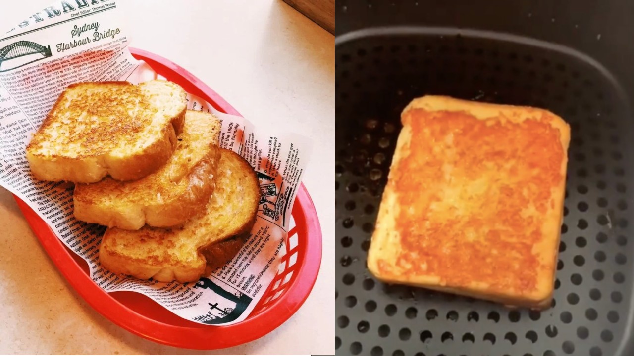 This TikTok Legend Has Hacked the Iconic Sizzler Cheese Toast Recipe With an Air Fryer