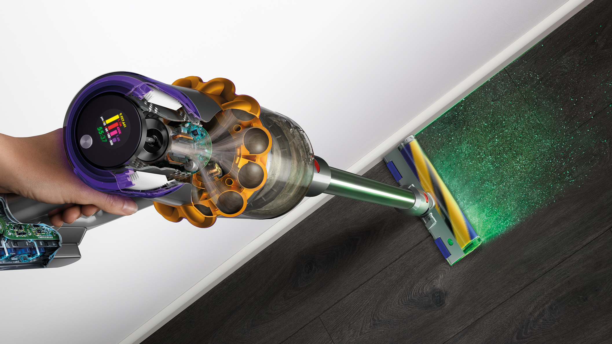 The New Dyson Vacuum Uses Lasers to Spot Every Single Crumb