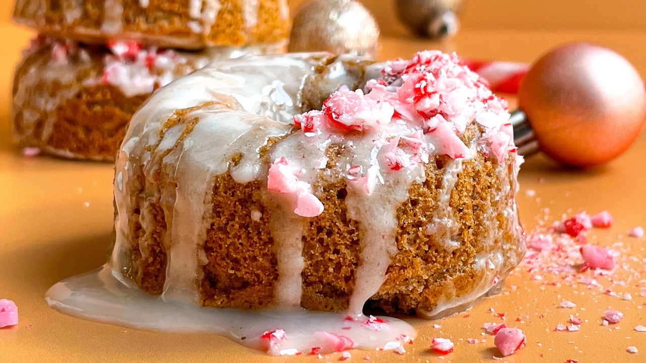 Christmas Just Got Sweeter Thanks to These Gingerbread Candy Cane Doughnuts