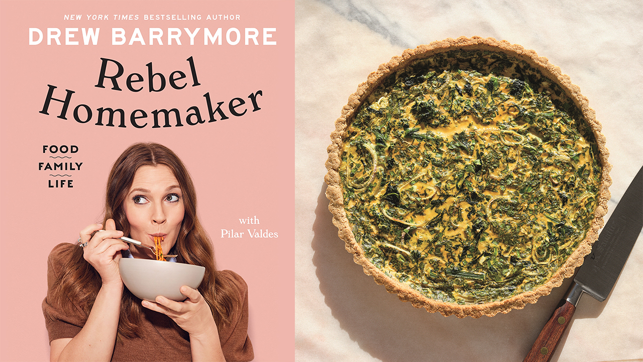 Drew Barrymore’s Go-to Recipe for a ‘Rich and Creamy’ Quiche