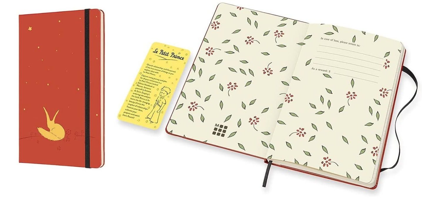 Little Prince moleskin diary can both daily and weekly pages