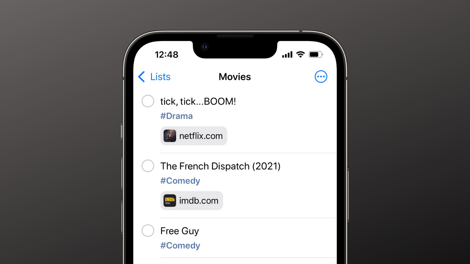 The Best Way to Organise Your TV and Movie Watchlist Is Already on Your iPhone