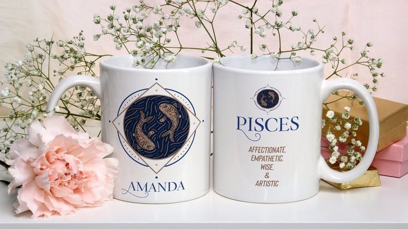 Zodiac mugs are an easy gift for a loved one